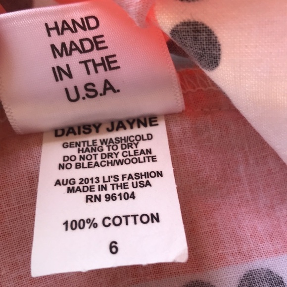 Daisy Jayne Orange & Black Polka Dot & Stripe Print Ruffle Detail Top - Picture 6 of 8